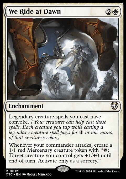 We Ride at Dawn [Outlaws of Thunder Junction Commander]