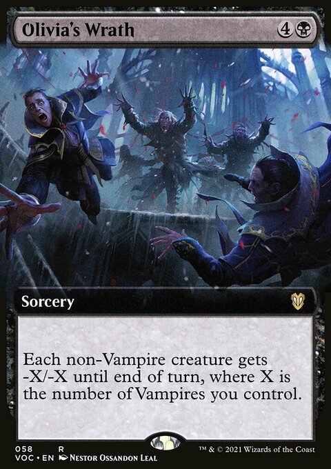 Olivia's Wrath (Extended Art) [Innistrad: Crimson Vow Commander]