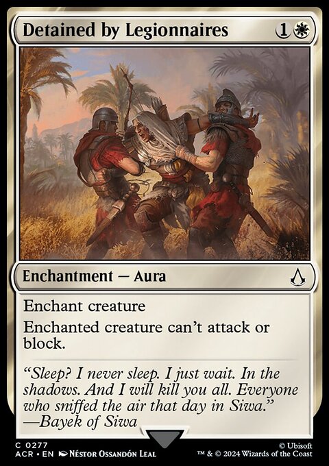 Detained by Legionnaires [Assassin's Creed]