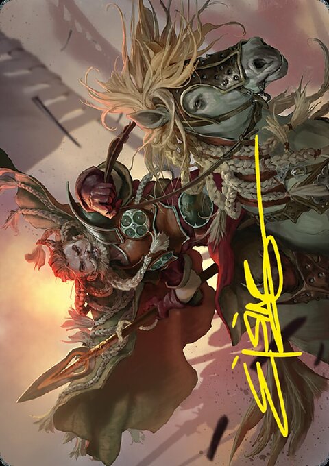 Rally the Galadhrim Art Card [The Lord of the Rings: Tales of Middle-earth Art Series]