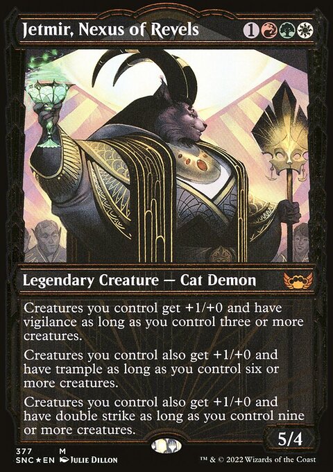 Jetmir, Nexus of Revels (Showcase Golden Age Gilded Foil) [Streets of New Capenna]