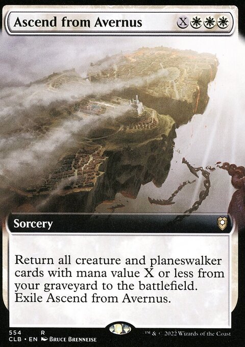 Ascend from Avernus (Extended Art) [Commander Legends: Battle for Baldur's Gate]