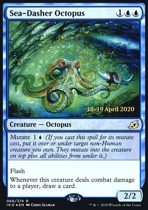 Sea-Dasher Octopus [Ikoria: Lair of Behemoths Prerelease Promos]