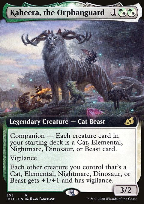 Kaheera, the Orphanguard (Extended Art) [Ikoria: Lair of Behemoths]