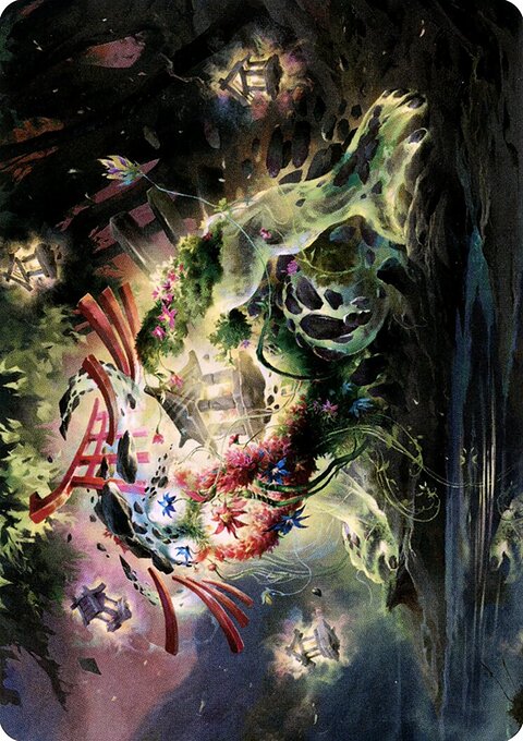 Go-Shintai of Life's Origin Art Card [Kamigawa: Neon Dynasty Art Series]