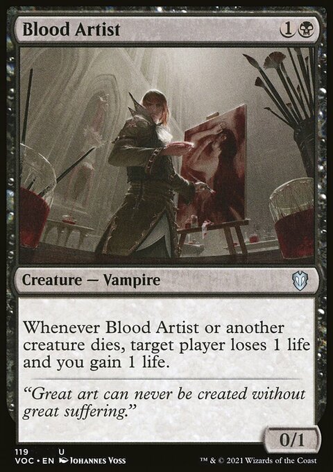 Blood Artist [Innistrad: Crimson Vow Commander]