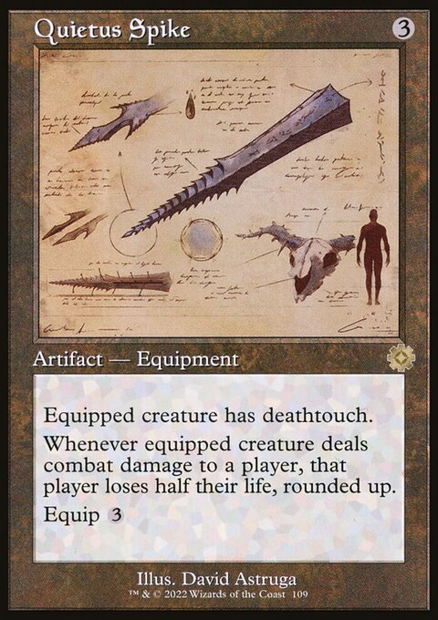 Quietus Spike (Retro Schematic) [The Brothers' War Retro Artifacts]