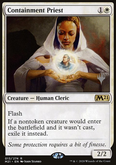 Containment Priest [Core Set 2021 Prerelease Promos]