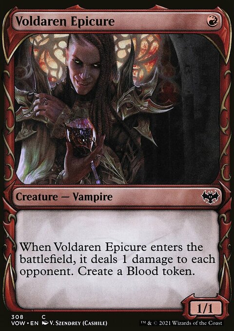 Voldaren Epicure (Showcase Fang Frame) [Innistrad: Crimson Vow]