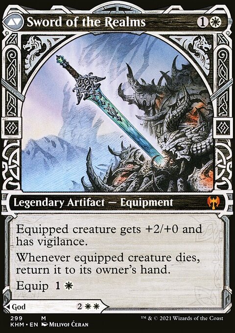 Halvar, God of Battle // Sword of the Realms (Showcase) [Kaldheim]