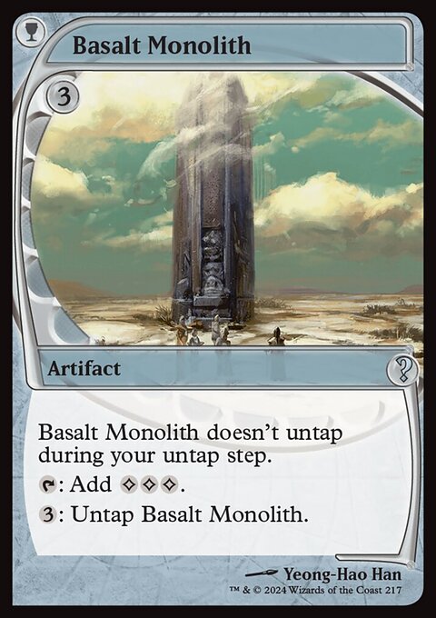 Basalt Monolith (Future Sight) [Mystery Booster 2]