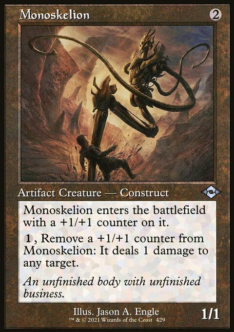 Monoskelion (Retro Foil Etched) [Modern Horizons 2]