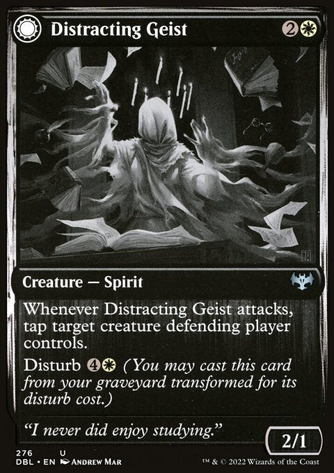 Distracting Geist // Clever Distraction [Innistrad: Double Feature]