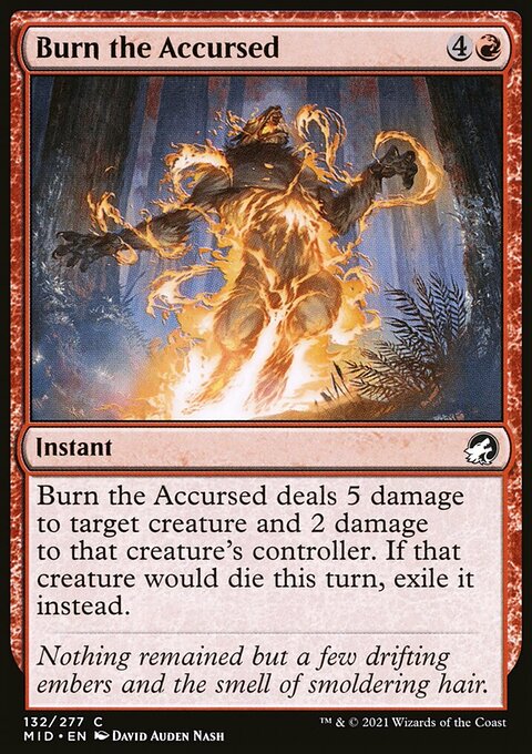 Burn the Accursed [Innistrad: Midnight Hunt]