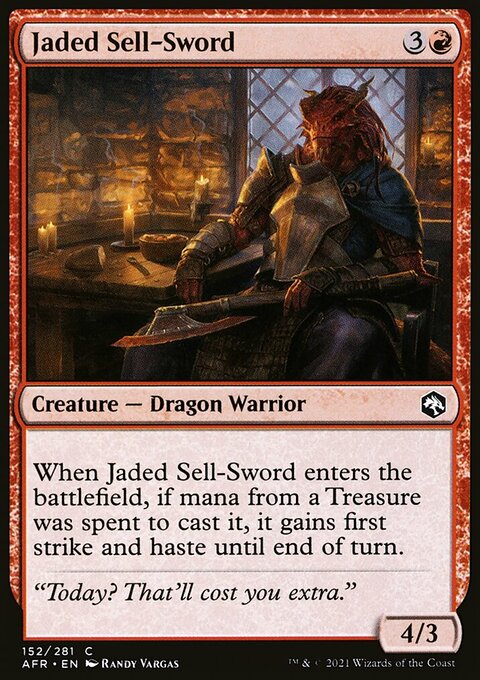 Jaded Sell-Sword [Dungeons & Dragons: Adventures in the Forgotten Realms]