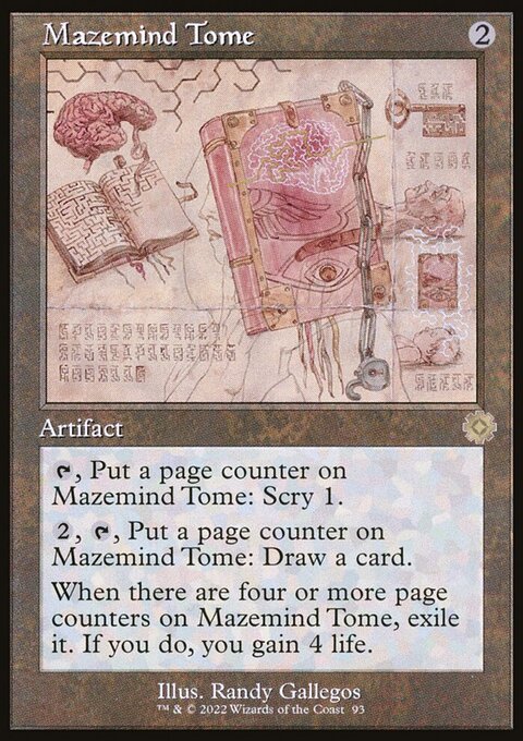 Mazemind Tome (Retro Schematic) (Serialized) [The Brothers' War Retro Artifacts]