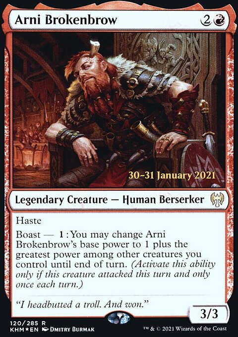 Arni Brokenbrow [Kaldheim Prerelease Promos]