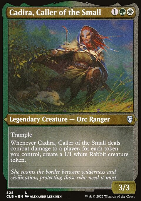 Cadira, Caller of the Small (Foil Etched) [Commander Legends: Battle for Baldur's Gate]