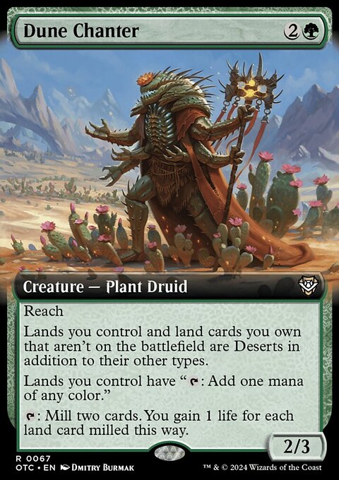 Dune Chanter (Extended Art) [Outlaws of Thunder Junction Commander]