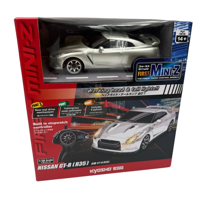 Kyosho First Mini-Z Nissan GT-R R35 Silver
