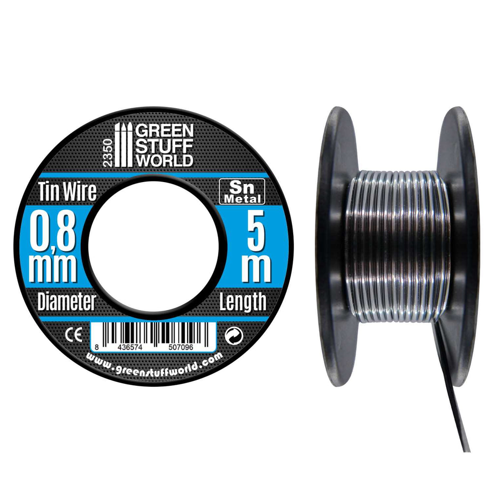 Flexible tin wire roll 0.8mm - LOCAL PICKUP ONLY