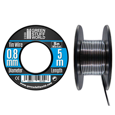 Flexible tin wire roll 0.8mm - LOCAL PICKUP ONLY