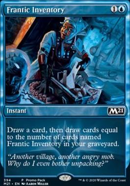 Frantic Inventory (Promo Pack) [Core Set 2021 Promos]