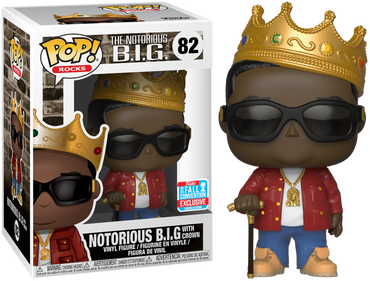 Notorious B.I.G. with Crown #82 The Notorious B.I.G. Pop! Vinyl