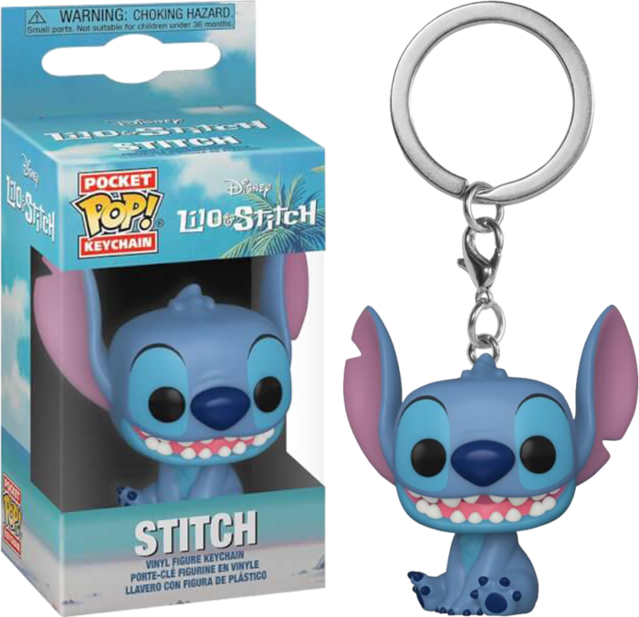 Lilo & Stitch - Stitch Seated Pocket Pop! Keychain