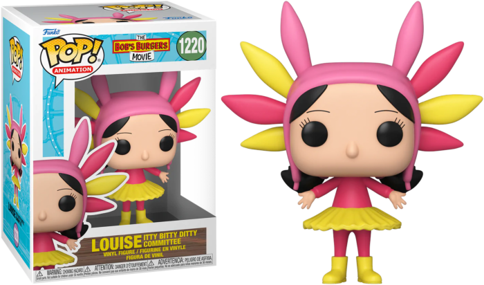 Louise Belcher Itty Bitty Ditty Committee #1220The Bob's Burgers Movie (2022) Pop! Vinyl