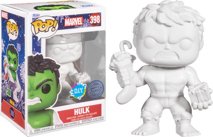 Holiday Hulk (D.I.Y Edition Bobblehead) #398 Marvel Pop! Vinyl