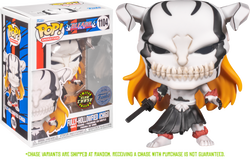 Fully-Hollowfied Ichigo (Chase Edition, Glow in the Dark) #1104 Bleach Pop! Vinyl (Pre-Owned)