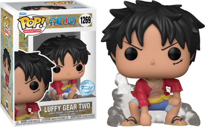 Luffy Gear Two (Chase Edition) #1269 One Piece Pop! Vinyl (Pre-Owned)