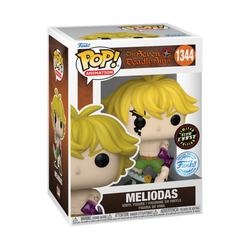 Meliodas (Glow Chase) #1344 The Seven Deadly Sins Funko Pop Vinyl PRE-OWNED