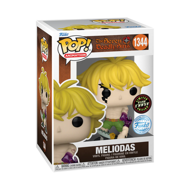 Meliodas (Glow Chase) #1344 The Seven Deadly Sins Funko Pop Vinyl PRE-OWNED