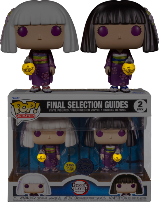 Final Selection Guides 2-pack Demon Slayer Pop! Vinyl (Glow in the Dark)