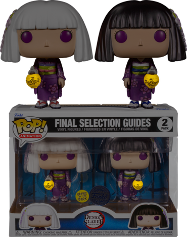 Final Selection Guides 2-pack Demon Slayer Pop! Vinyl (Glow in the Dark)