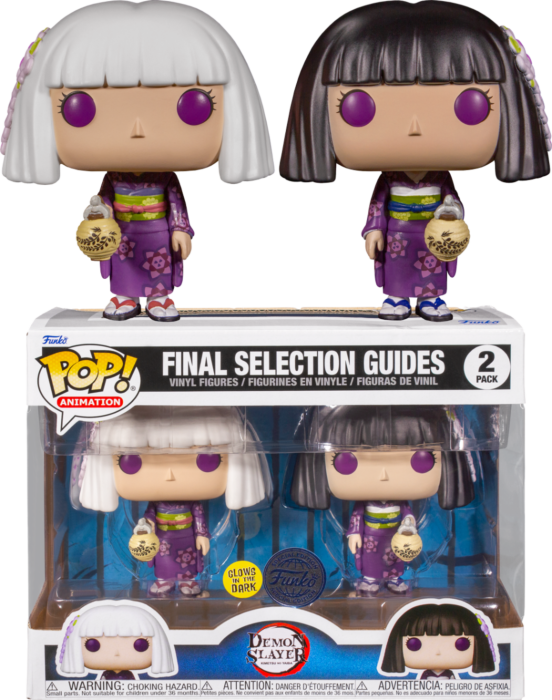 Final Selection Guides 2-pack Demon Slayer Pop! Vinyl (Glow in the Dark)