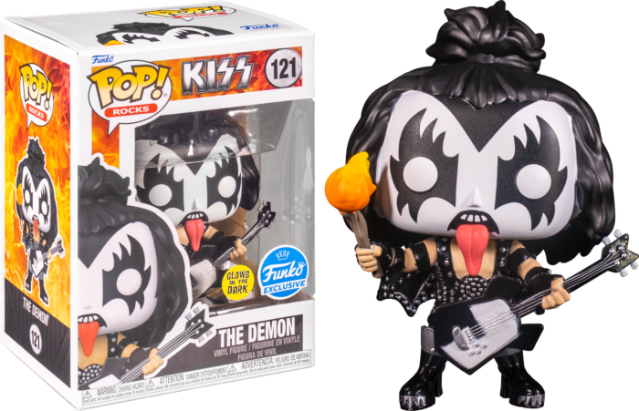 The Demon (Glow in the Dark) #121 KISS Pop! Vinyl [Exclusive]