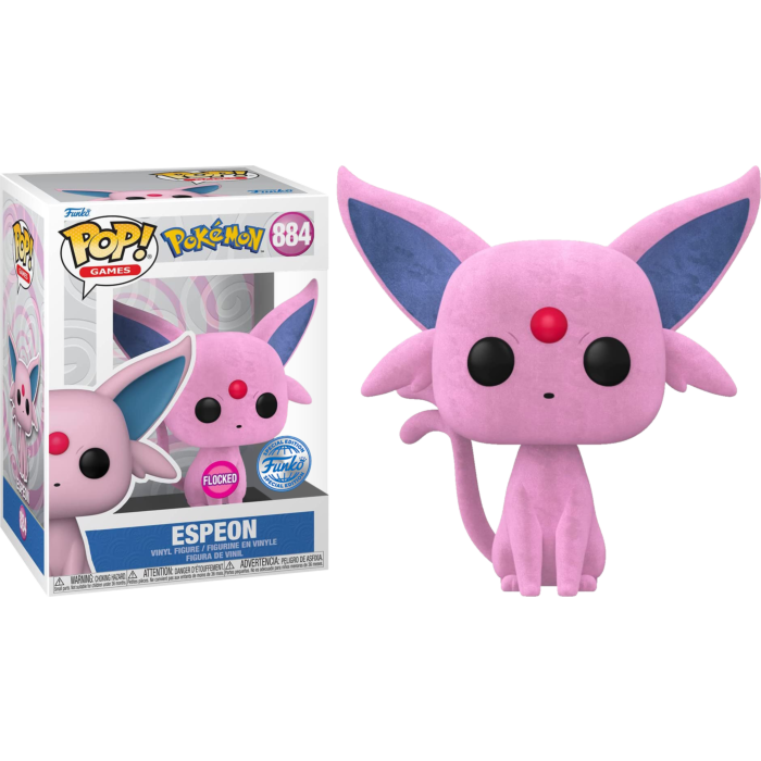 Espeon (Flocked) #884 Pokemon Pop! Vinyl (Special Edition)