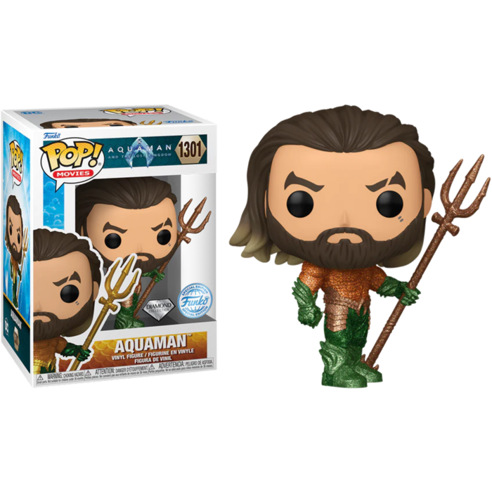 Aquaman and the Lost Kingdom - Aquaman Diamond #1301 Glitter Pop! Vinyl Figure