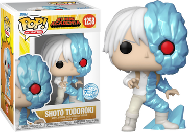 Ice Shoto Todoroki w/ Glow Chase #1258 My Hero Academia Pop! Vinyl PRE-OWNED