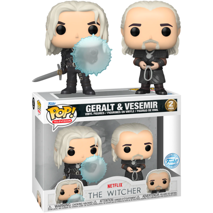 Geralt and Vesemir 2-pack The Witcher Pop! (Special Edition)