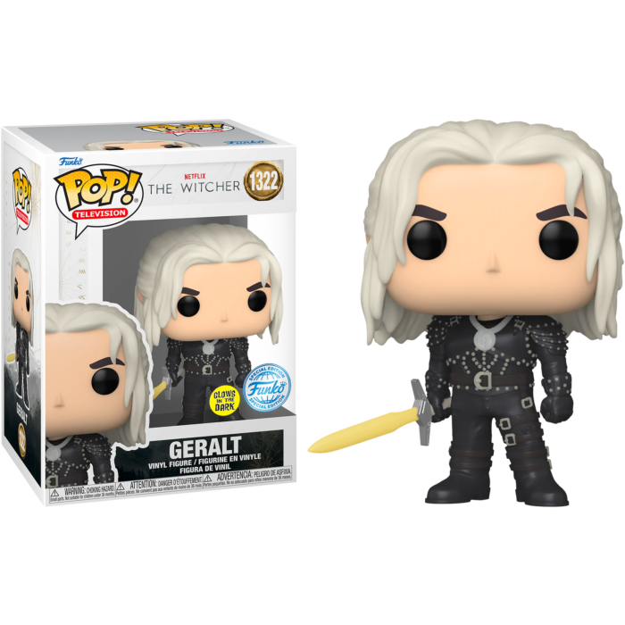 Geralt with Glow in the Dark Sword #1322 The Witcher Pop! Vinyl  (Special Edition)