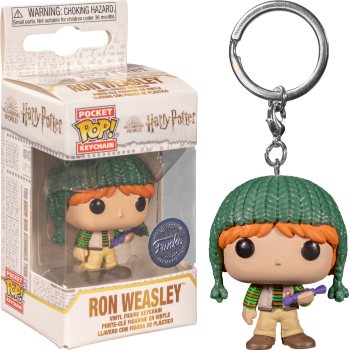 Harry Potter - Ron Weasley Holiday Pocket Pop! Keychain