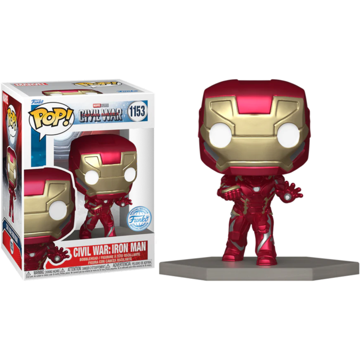 Iron Man (Build-A-Scene) #1153 Captain America: Civil War Pop! Vinyl