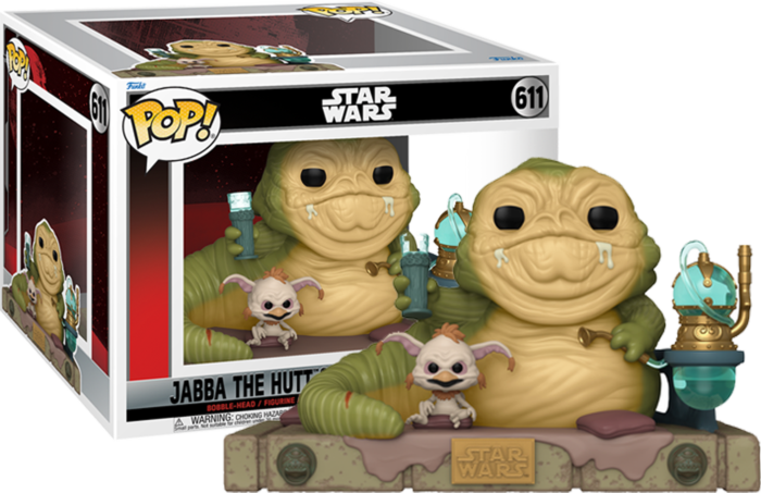 Jabba the Hutt & Salacious B. Crumb - 40th Anniversary #611 Star Wars Episode VI: Return of the Jedi Pop! Vinyl 2-Pack