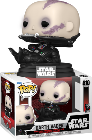 Darth Vader (Unmasked) 40th Anniversary #610 Star Wars Episode VI: Return of the Jedi Pop! Vinyl