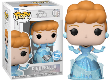 Cinderella 1950 - Cinderella (Diamond Glitter) #1318 Disney 100th Pop! Vinyl