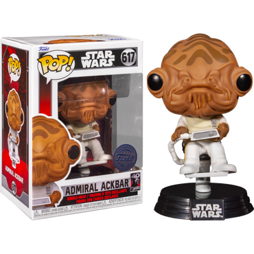 Admiral Ackbar 40th Anniversary #617 Star Wars Episode VI: Return of the Jedi Pop! Vinyl (Special Edition)